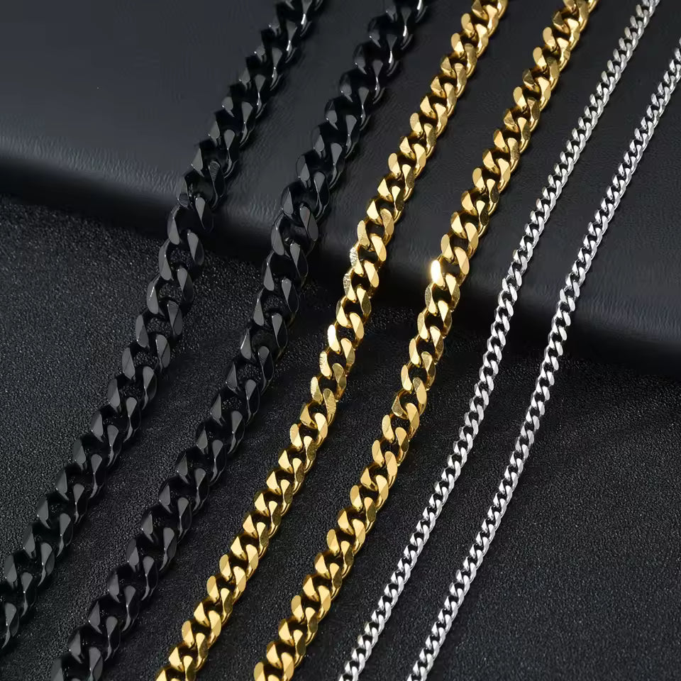 Classic Cuban Link Chain Necklace